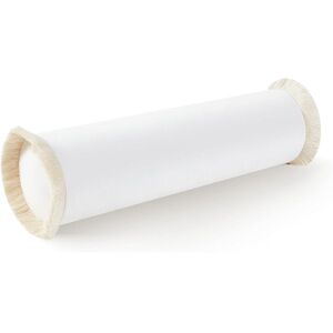 White and Cream Bolster Pillow